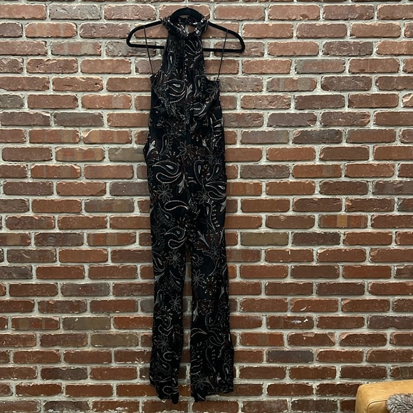 Astr Pants - ASTR Paisley Jumpsuit